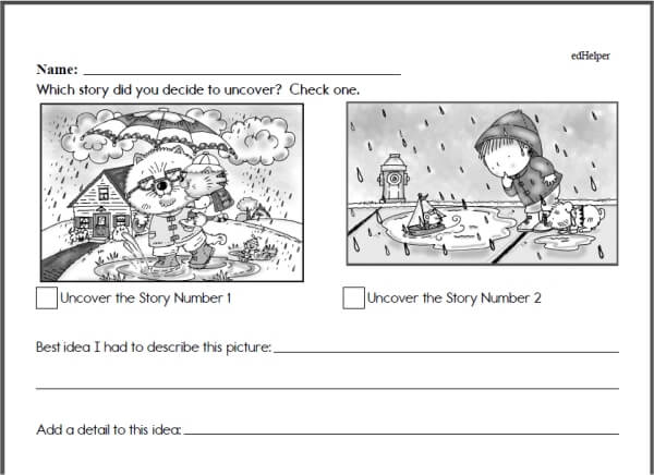 creative writing worksheets for grade 1